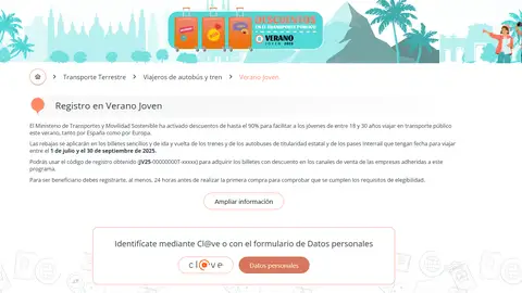 Descuento Verano Joven Descuento Verano Joven