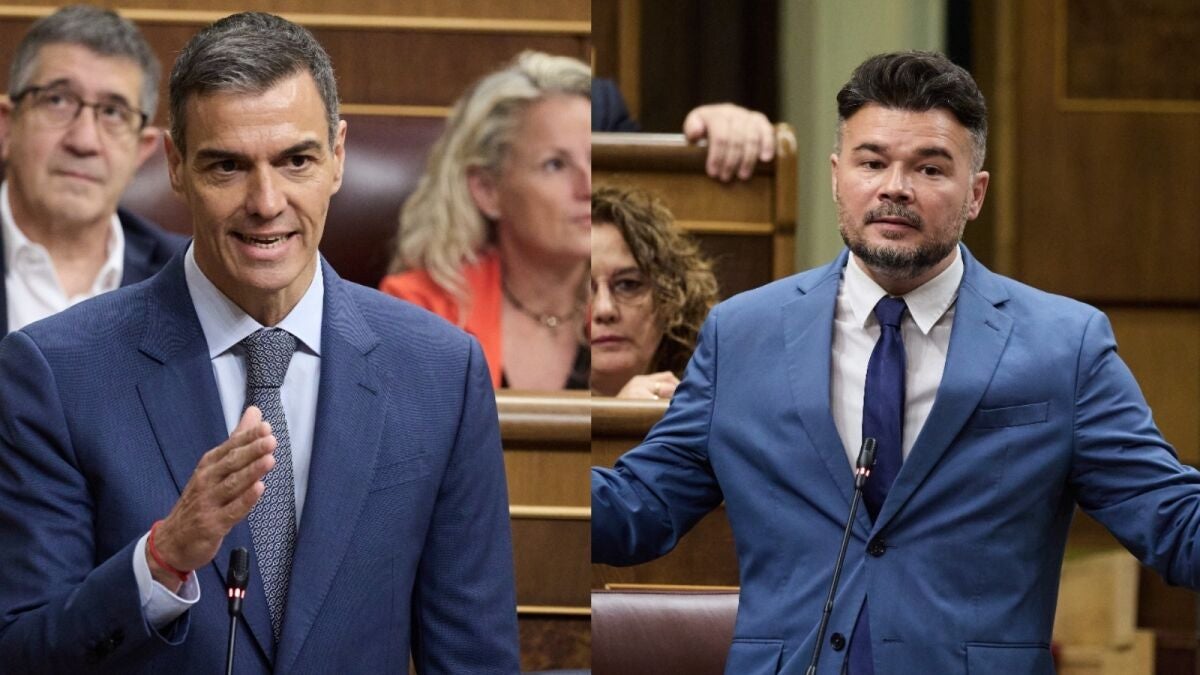 Rufián advierte a Sánchez por su choque con el PP por la cor