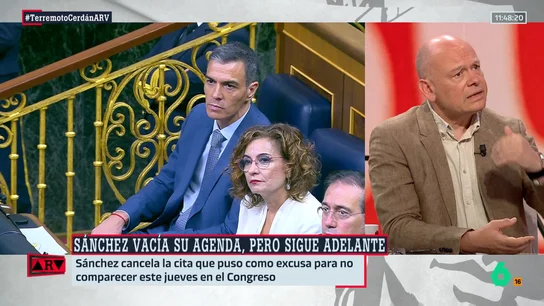 Gabi Sanz, tajante: "Un Gobierno no puede permanecer chantajeado por alguien" Gabi Sanz, tajante: "Un Gobierno no puede permanecer chantajeado por alguien"