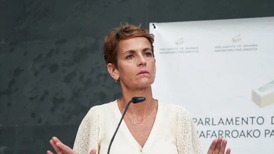 La presidenta del Gobierno de Navarra y secretaria general del PSN-PSOE, María Chivite. La presidenta del Gobierno de Navarra y secretaria general del PSN-PSOE, María Chivite.