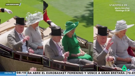 Alfonso Arús, indignado con los looks del rey Carlos en Ascot: "Solo tiene un traje, el del lamparón" Alfonso Arús, indignado con los looks del rey Carlos en Ascot: "Solo tiene un traje, el del lamparón"