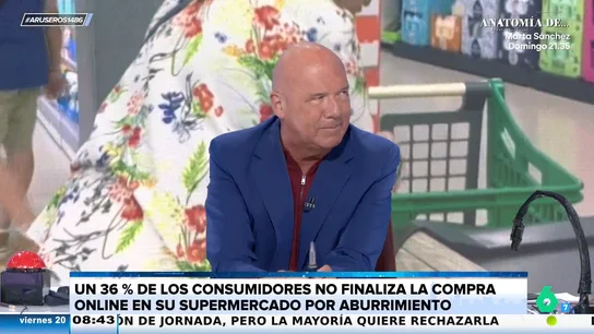 Alfonso Arús, sobre hacer la compra del super online: "Algunas webs son una tortura y un aburrimiento" Alfonso Arús, sobre hacer la compra del super online: "Algunas webs son una tortura y un aburrimiento"