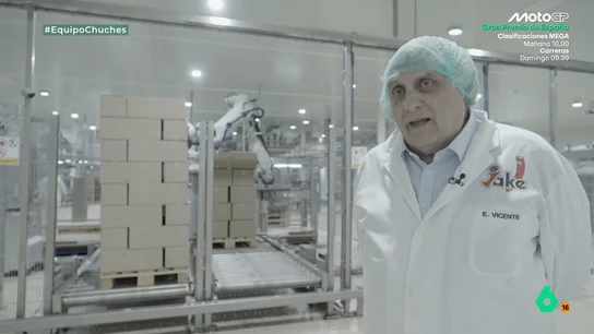 Equipo de Investigación entra en una empresa que accede a mostrar cómo elaboran sus golosinas: "Es todo en polvo, excepto la glucosa" Equipo de Investigación entra en una empresa que accede a mostrar cómo elaboran sus golosinas: "Es todo en polvo, excepto la glucosa"