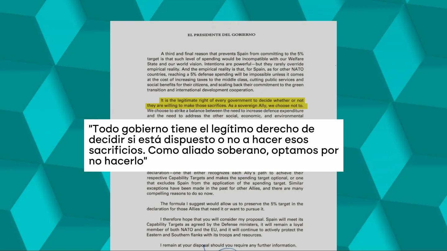 Carta de Pedro Sánchez a Donald Trump. Carta de Pedro Sánchez a Donald Trump.