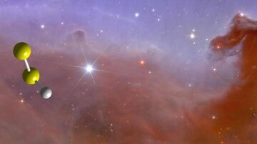 Capturan por primera vez la imagen de una molécula con enlace disulfuro en el espacio