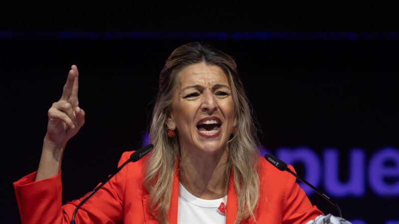 La ministra de Trabajo, Yolanda Díaz. 