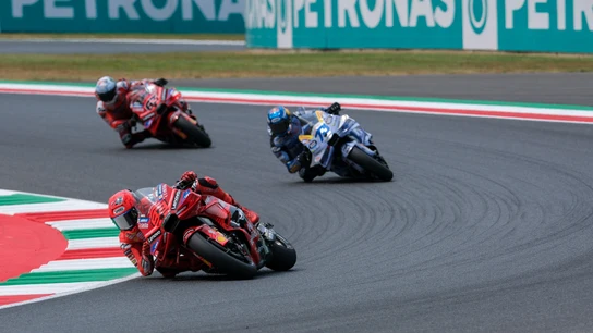 Marc y Álex Márquez y 'Pecco' Bagnaia Marc y Álex Márquez y 'Pecco' Bagnaia