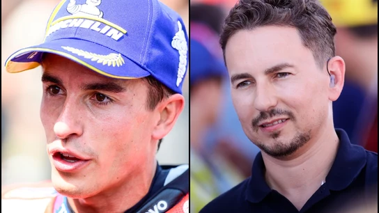 Marc Márquez y Jorge Lorenzo Marc Márquez y Jorge Lorenzo