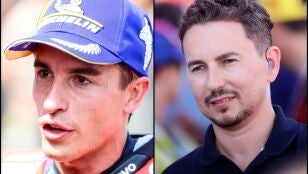 Marc M&aacute;rquez y Jorge Lorenzo 