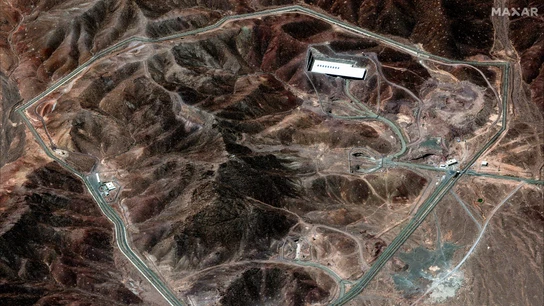 Imagen de satélite de la instalación nuclear de Fordo (Irán) Imagen de satélite de la instalación nuclear de Fordo (Irán)