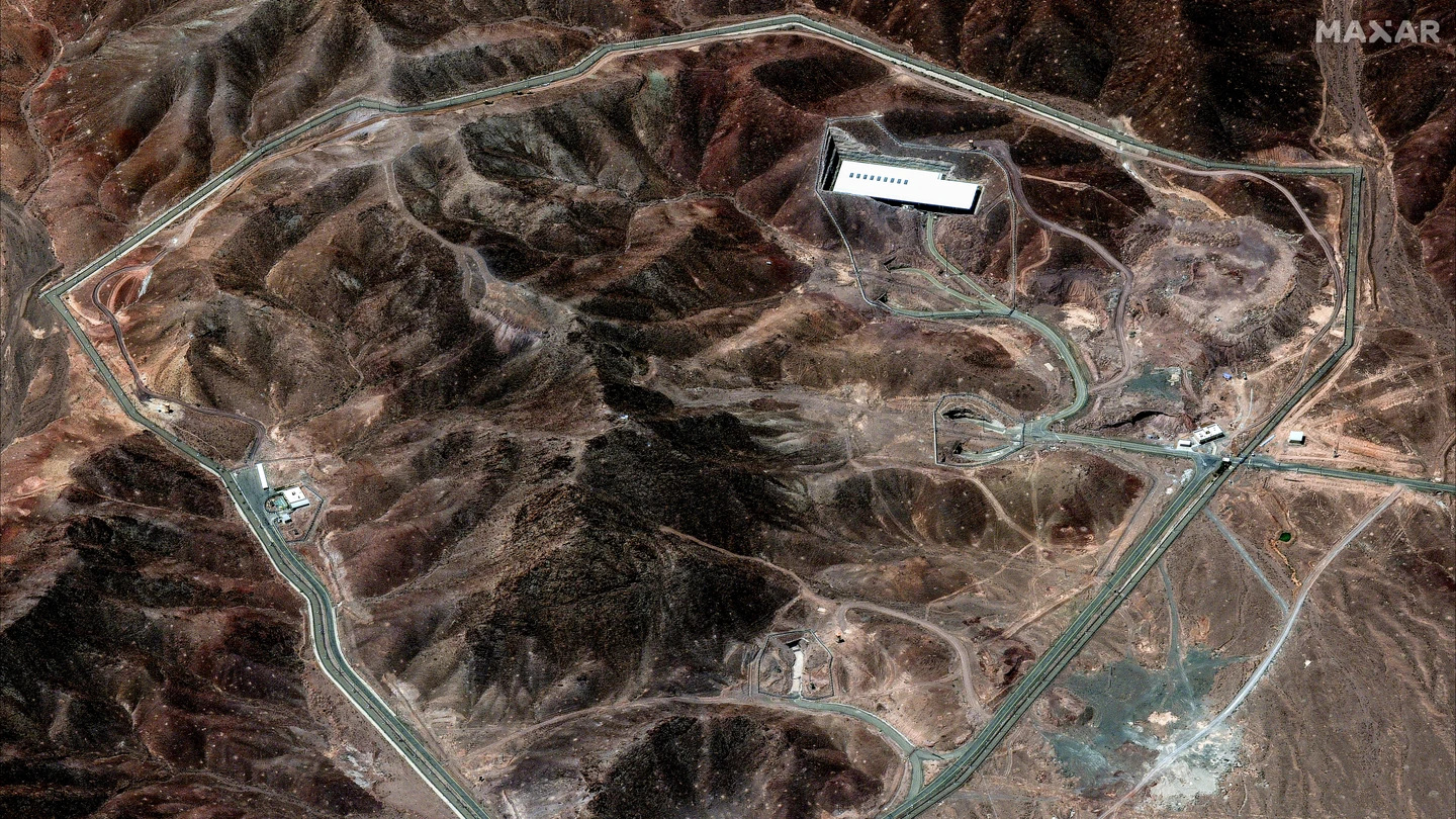 Imagen de satélite de la instalación nuclear de Fordo (Irán) Imagen de satélite de la instalación nuclear de Fordo (Irán)