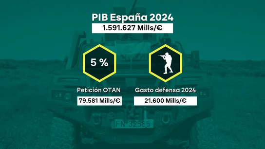 Subir impuestos, eliminar ayudas... las razones por las que España no aumenta su gasto en defensa. Subir impuestos, eliminar ayudas... las razones por las que España no aumenta su gasto en defensa.