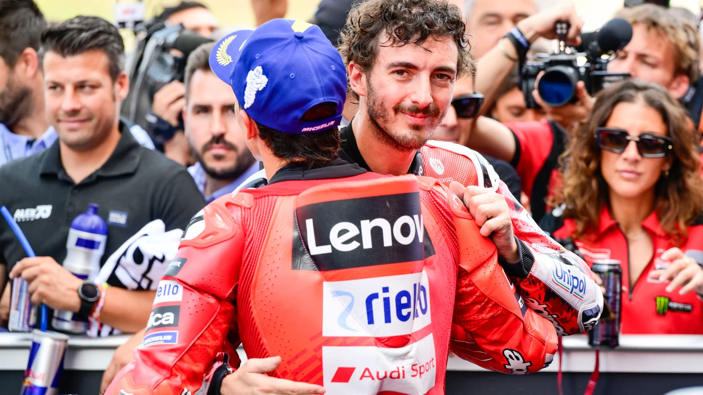 'Pecco' Bagnaia y Marc Márquez 'Pecco' Bagnaia y Marc Márquez