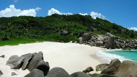 Anse Marron en las Islas Seychelles Anse Marron en las Islas Seychelles