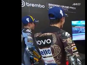 Los M&aacute;rquez en el antepodio