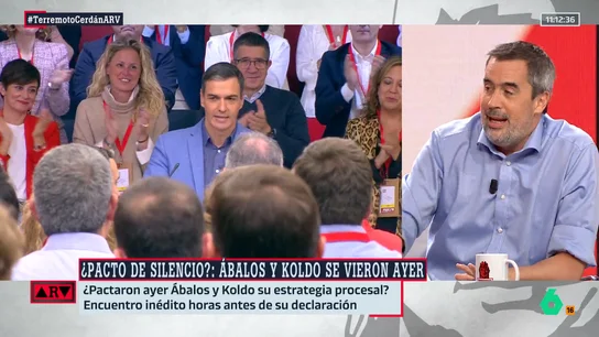 Carlos Cué analiza la "estrategia de resistencia" del PSOE y del Gobierno tras estallar el caso Koldo: "Es relevante saber si hay más implicados" Carlos Cué analiza la "estrategia de resistencia" del PSOE y del Gobierno tras estallar el caso Koldo: "Es relevante saber si hay más implicados"