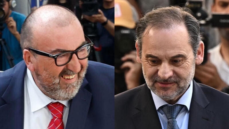 &Aacute;balos y Koldo a su llegada al Tribunal Supremo