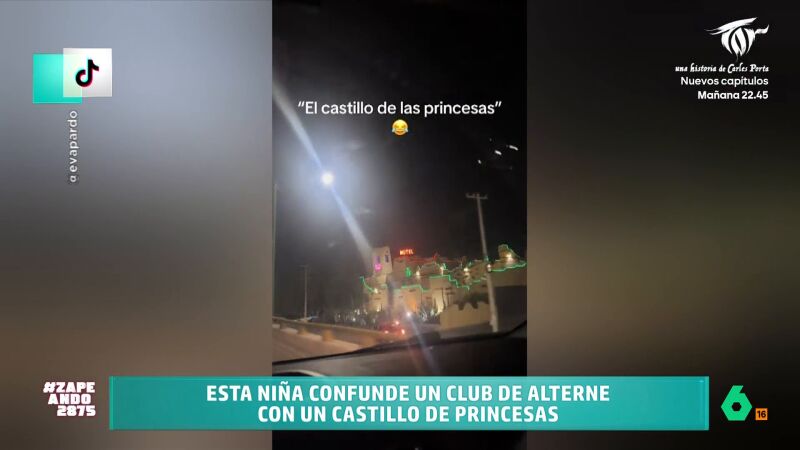 La inocente reacción de una niña al pasar por delante de un club de alterne: "¡Es un castillo de princesas!"