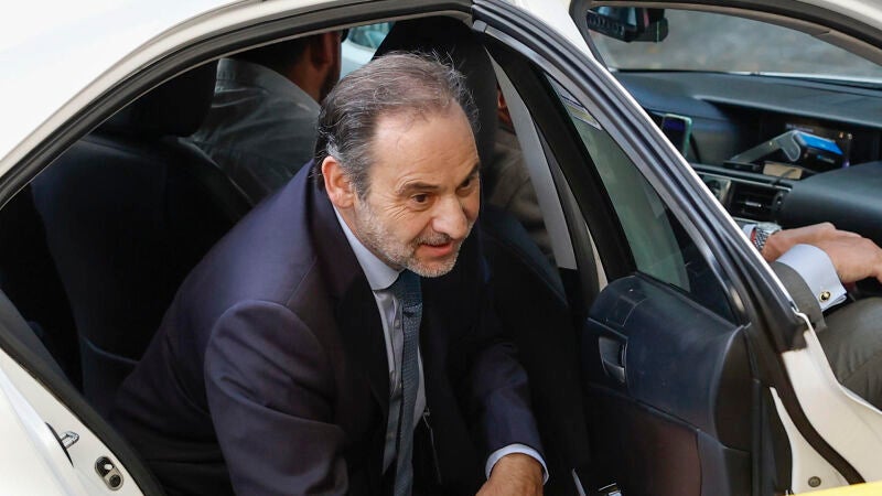 José Luis Ábalos a su llegada al Tribunal Supremo