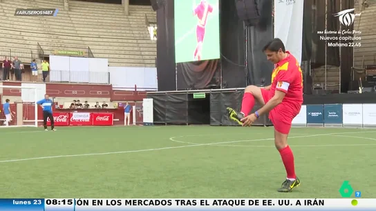 El percance de Fran Rivera en un partido benéfico: "Llevaba 16 años sin poner las botas" El percance de Fran Rivera en un partido benéfico: "Llevaba 16 años sin poner las botas"