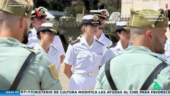 La princesa Leonor llega a Ceuta en el Blas de Lezo mientras el rey Juan Carlos navega en Sanxenxo La princesa Leonor llega a Ceuta en el Blas de Lezo mientras el rey Juan Carlos navega en Sanxenxo