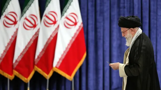 Imagen de archivo del líder supremo iraní, el ayatolá Ali Jameneí. Imagen de archivo del líder supremo iraní, el ayatolá Ali Jameneí.