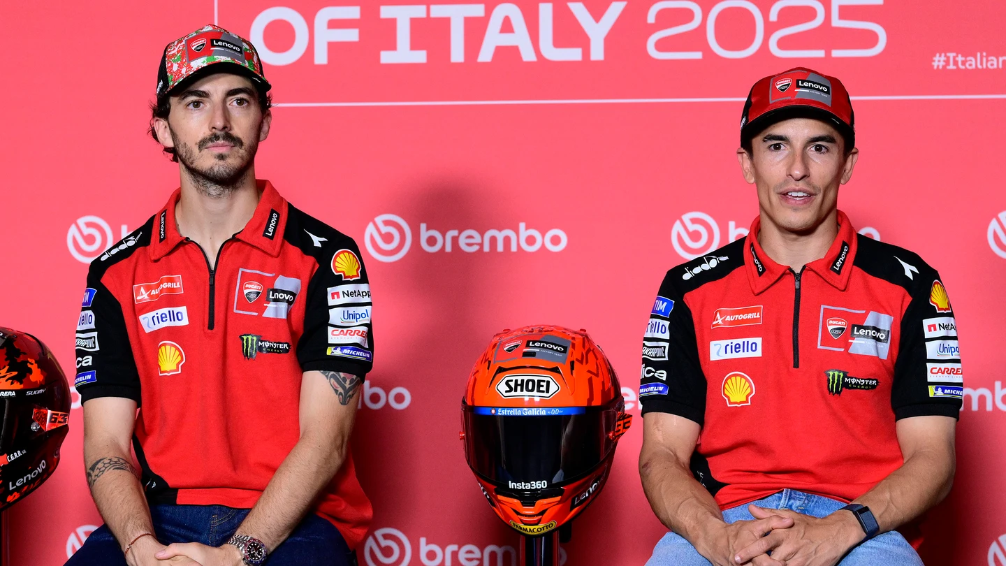 Pecco Bagnaia y Marc Márquez Pecco Bagnaia y Marc Márquez