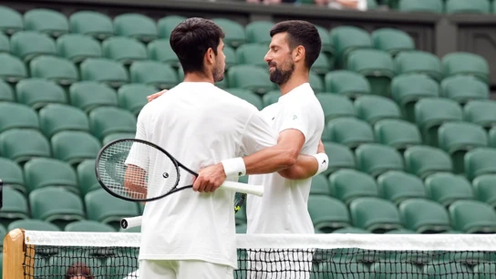 Alcaraz y Djokovic Alcaraz y Djokovic