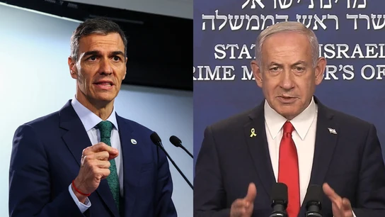 Sánchez rebate las críticas de Israel e insta a que cese el "infierno a cielo abierto" de Gaza: "Basta ya" Sánchez rebate las críticas de Israel e insta a que cese el "infierno a cielo abierto" de Gaza: "Basta ya"