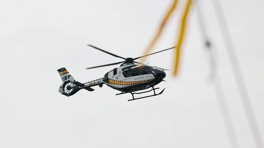 Un helicóptero de la Guardia Civil, en una imagen de archivo. Un helicóptero de la Guardia Civil, en una imagen de archivo.