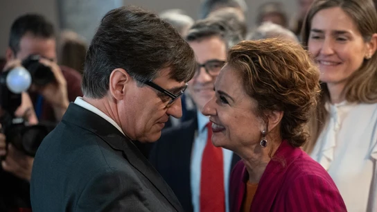 Salvador Illa, con María Jesús Montero Salvador Illa, con María Jesús Montero