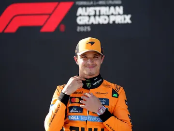 Lando Norris en la clasificación del GP de Austria Lando Norris en la clasificación del GP de Austria