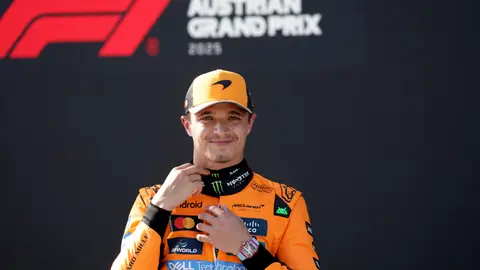 Lando Norris en la clasificación del GP de Austria Lando Norris en la clasificación del GP de Austria
