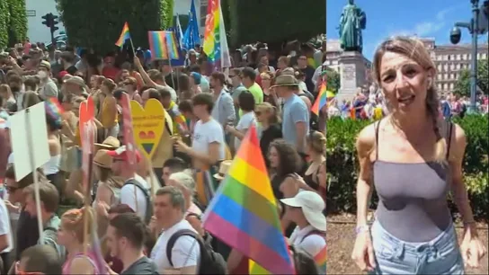 Yolanda Díaz desde Budapest. Yolanda Díaz desde Budapest.