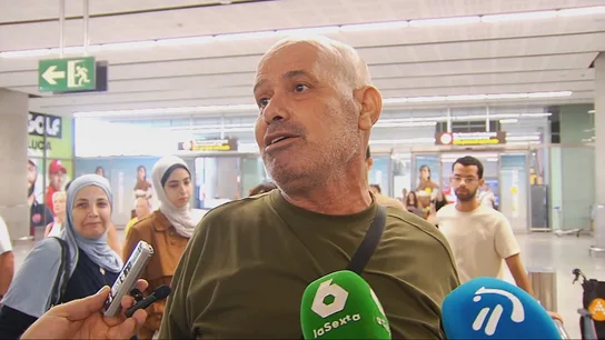 Kayed Hammad, a su llegada a España Kayed Hammad, a su llegada a España