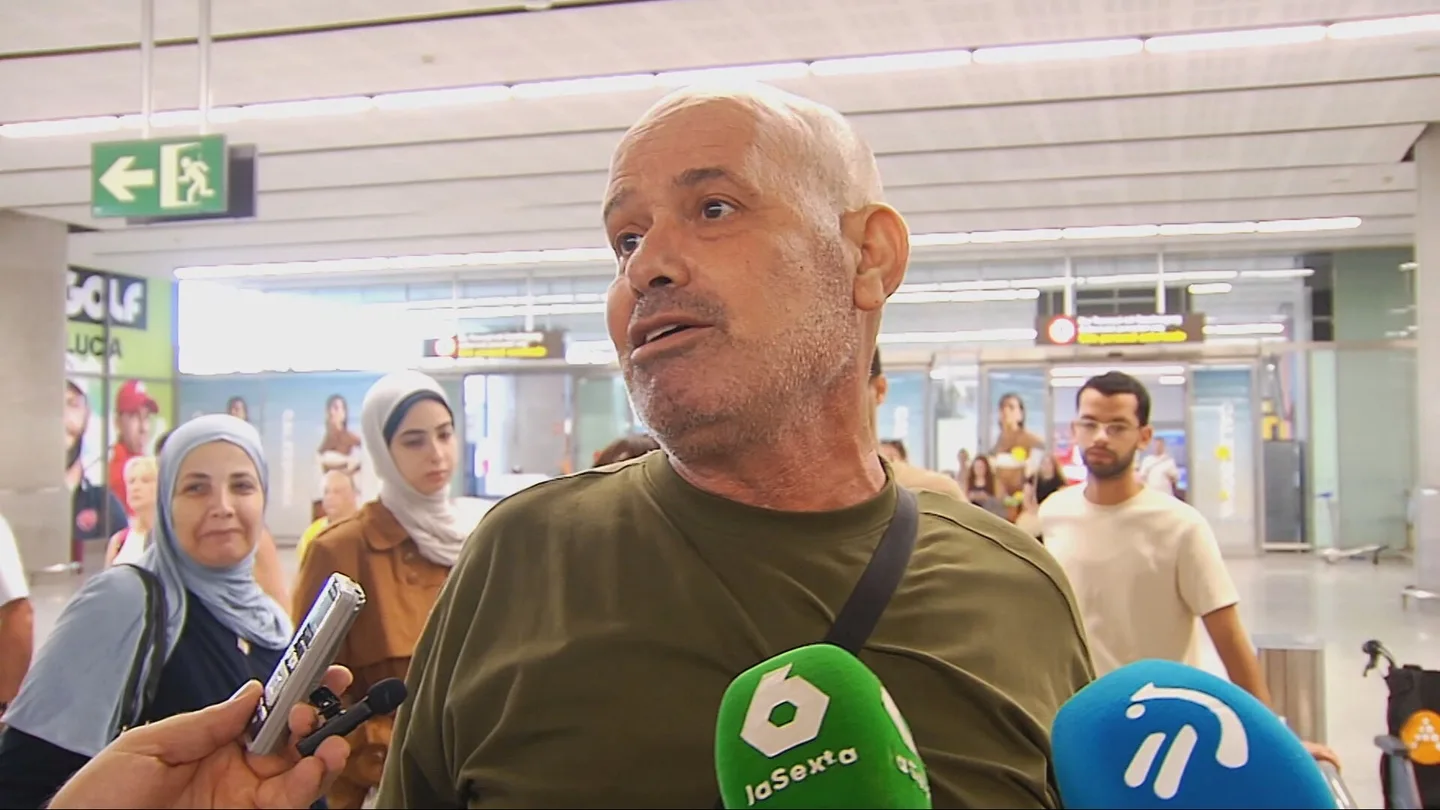 Kayed Hammad, a su llegada a España Kayed Hammad, a su llegada a España