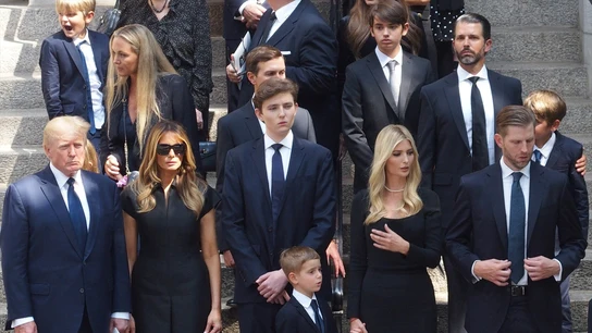 Donald Trump y sus hijos en una imagen de archivo Donald Trump y sus hijos en una imagen de archivo