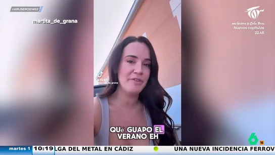 Martita de Graná está hasta las narices del verano: "Está el mapa de España más rojo que Donald Trump haciendo deporte" Martita de Graná está hasta las narices del verano: "Está el mapa de España más rojo que Donald Trump haciendo deporte"