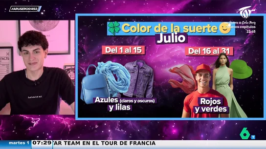 Los signos afortunados, los colores de la suerte y las compatibilidades del horóscopo en julio, según Jabifus Los signos afortunados, los colores de la suerte y las compatibilidades del horóscopo en julio, según Jabifus