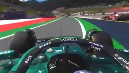 Alonso por fuera en Austria Alonso por fuera en Austria