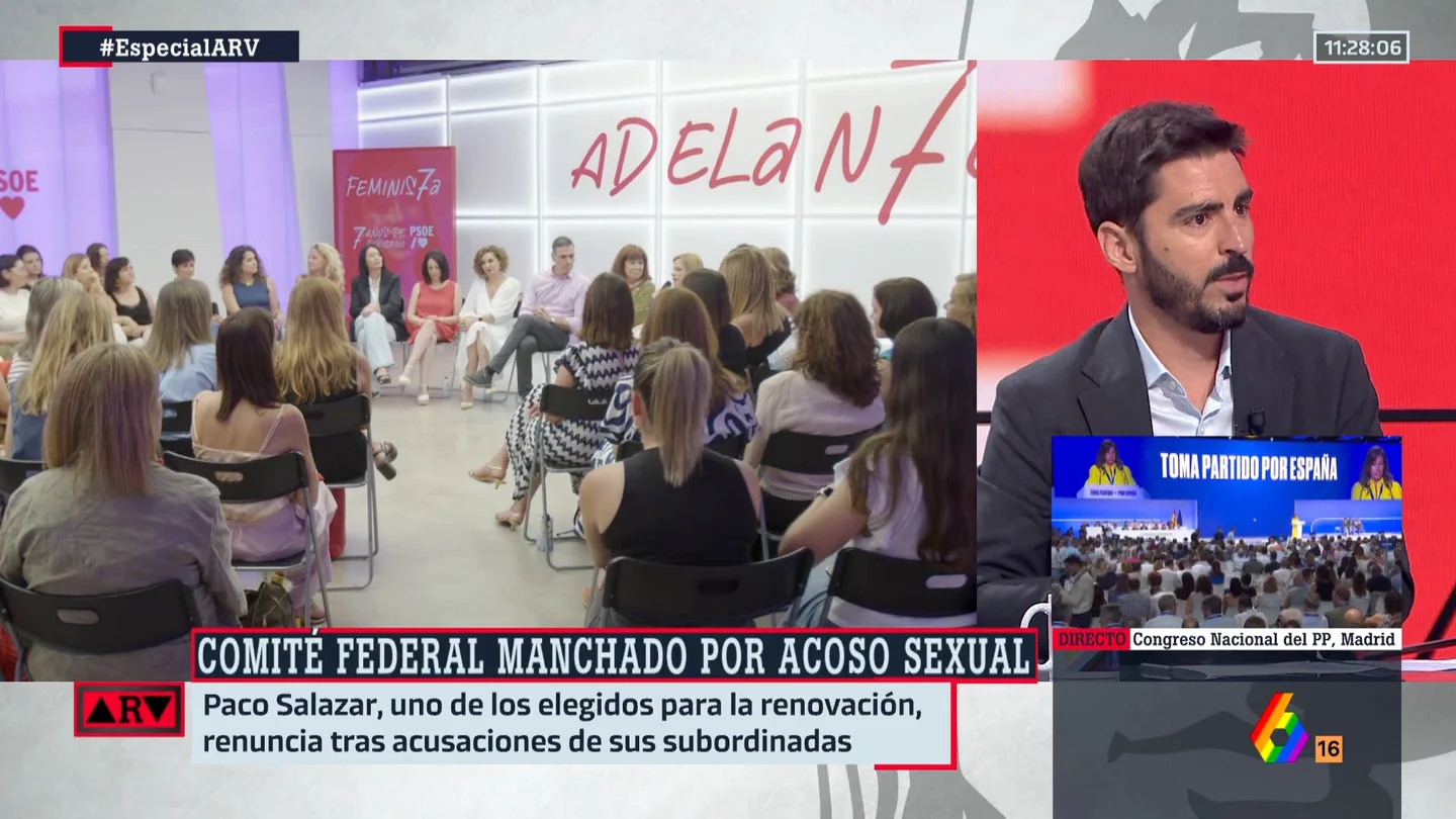 Juanma Lamet, sobre Pedro Sánchez: "Tiene que coger el toro por los cuernos o le va a arrasar el caso Cerdán" Juanma Lamet, sobre Pedro Sánchez: "Tiene que coger el toro por los cuernos o le va a arrasar el caso Cerdán"