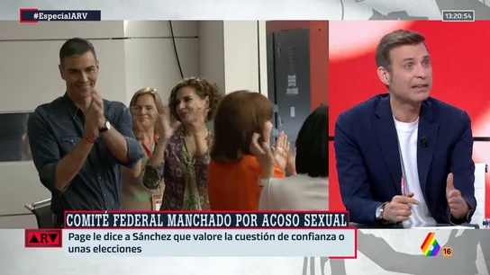 Pablo Pombo señala las cuatro opciones que tiene Pedro Sánchez: "Seguir igual, dimitir y las dos que le ha dicho Page" Pablo Pombo señala las cuatro opciones que tiene Pedro Sánchez: "Seguir igual, dimitir y las dos que le ha dicho Page"