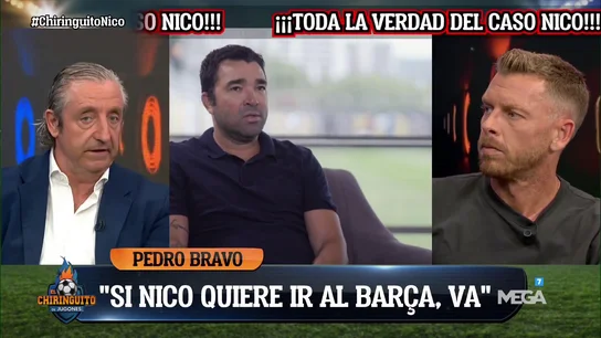 Josep Pedrerol desvela los entresijos del 'no' de Nico Williams: "El Barça no dio señales de vida..." Josep Pedrerol desvela los entresijos del 'no' de Nico Williams: "El Barça no dio señales de vida..."