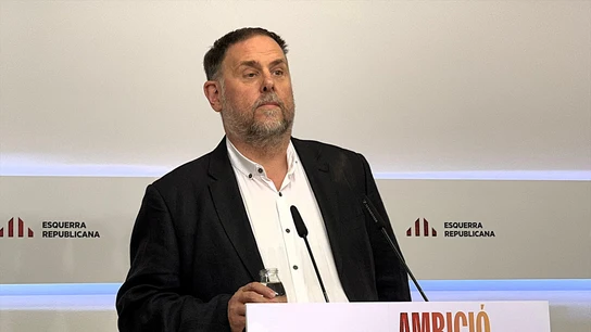 El presidente de ERC, Oriol Junqueras. El presidente de ERC, Oriol Junqueras.