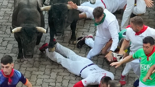 Sexto encierro de San Fermín 2025 Sexto encierro de San Fermín 2025