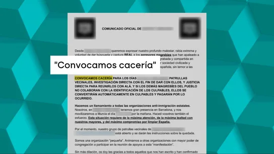Agitadores de ultraderecha llaman a la "caza" de migrantes en Torre Pacheco, Murcia. Agitadores de ultraderecha llaman a la "caza" de migrantes en Torre Pacheco, Murcia.