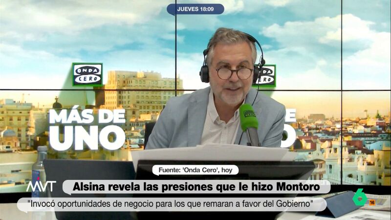 Alsina revela las amenazas que sufrió por parte de Montoro: "Yo decido el IVA del libro digital, tenlo presente"