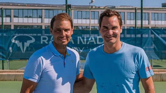 Rafa Nadal y Roger Federer Rafa Nadal y Roger Federer