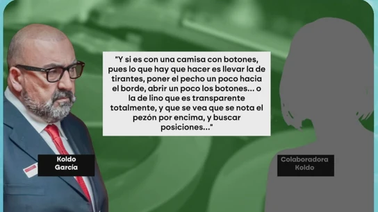 Koldo aconsejaba a colaboradoras cómo vestir para seducir a los espiados: así hablaba el exasesor de Ábalos a sus ayudantes Koldo aconsejaba a colaboradoras cómo vestir para seducir a los espiados: así hablaba el exasesor de Ábalos a sus ayudantes
