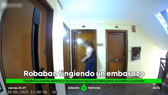 Robaban fingiendo un embarazo Robaban fingiendo un embarazo